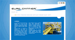 Desktop Screenshot of eurocantieri.net