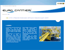 Tablet Screenshot of eurocantieri.net